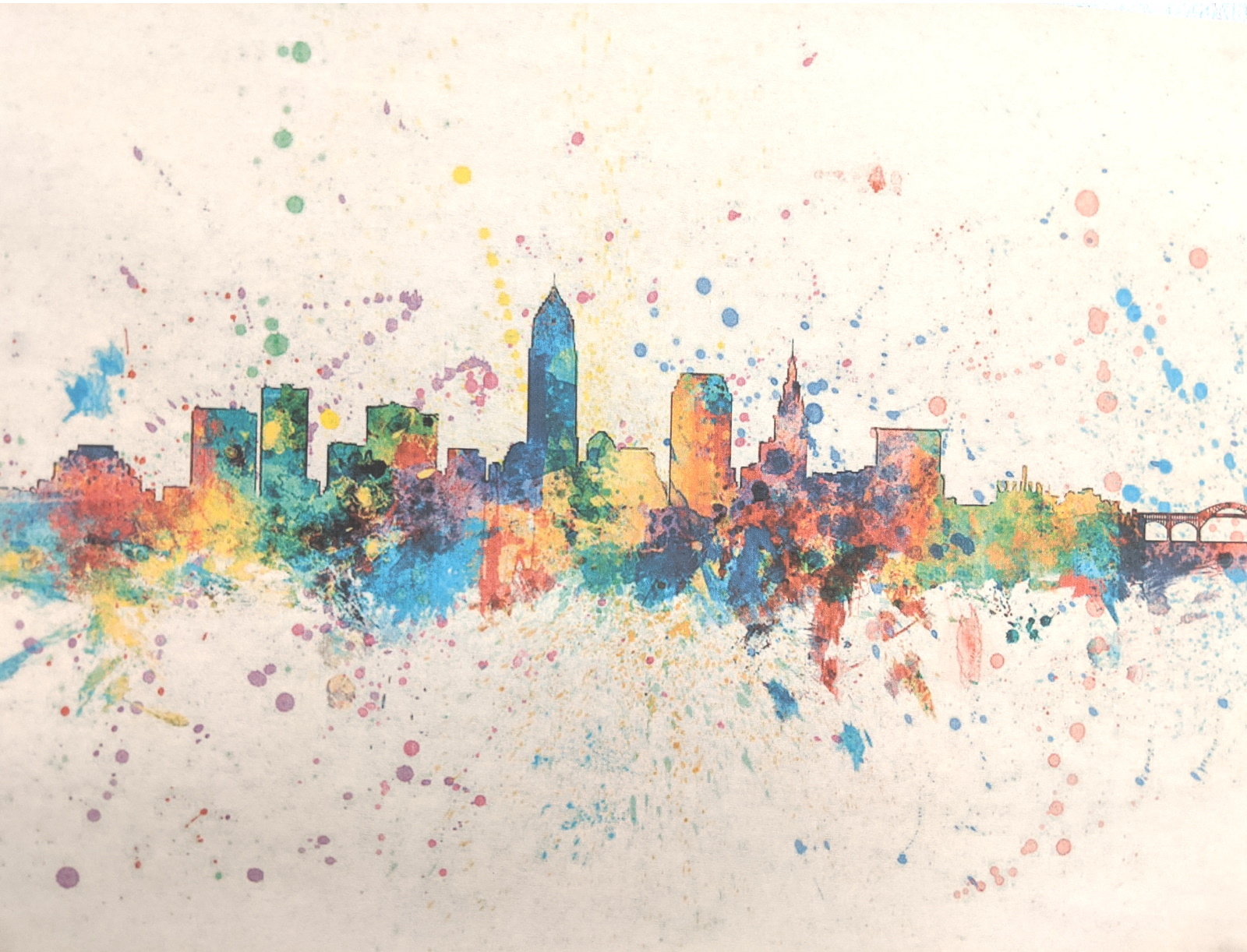The Cleveland skyline